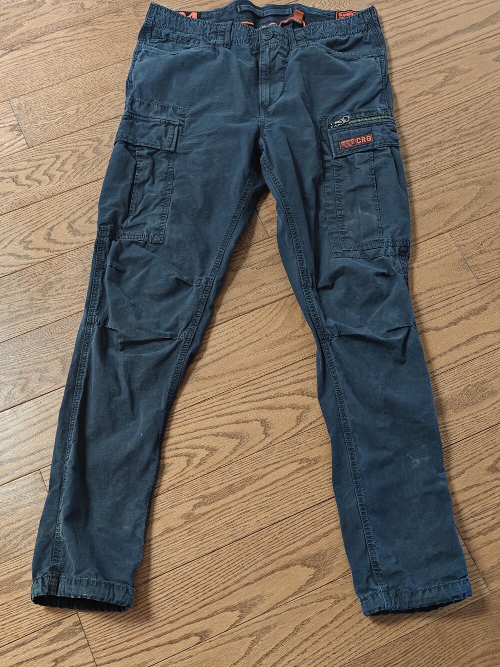 Superdry Cargo Men's Navy Blue Utility Cargo Pants